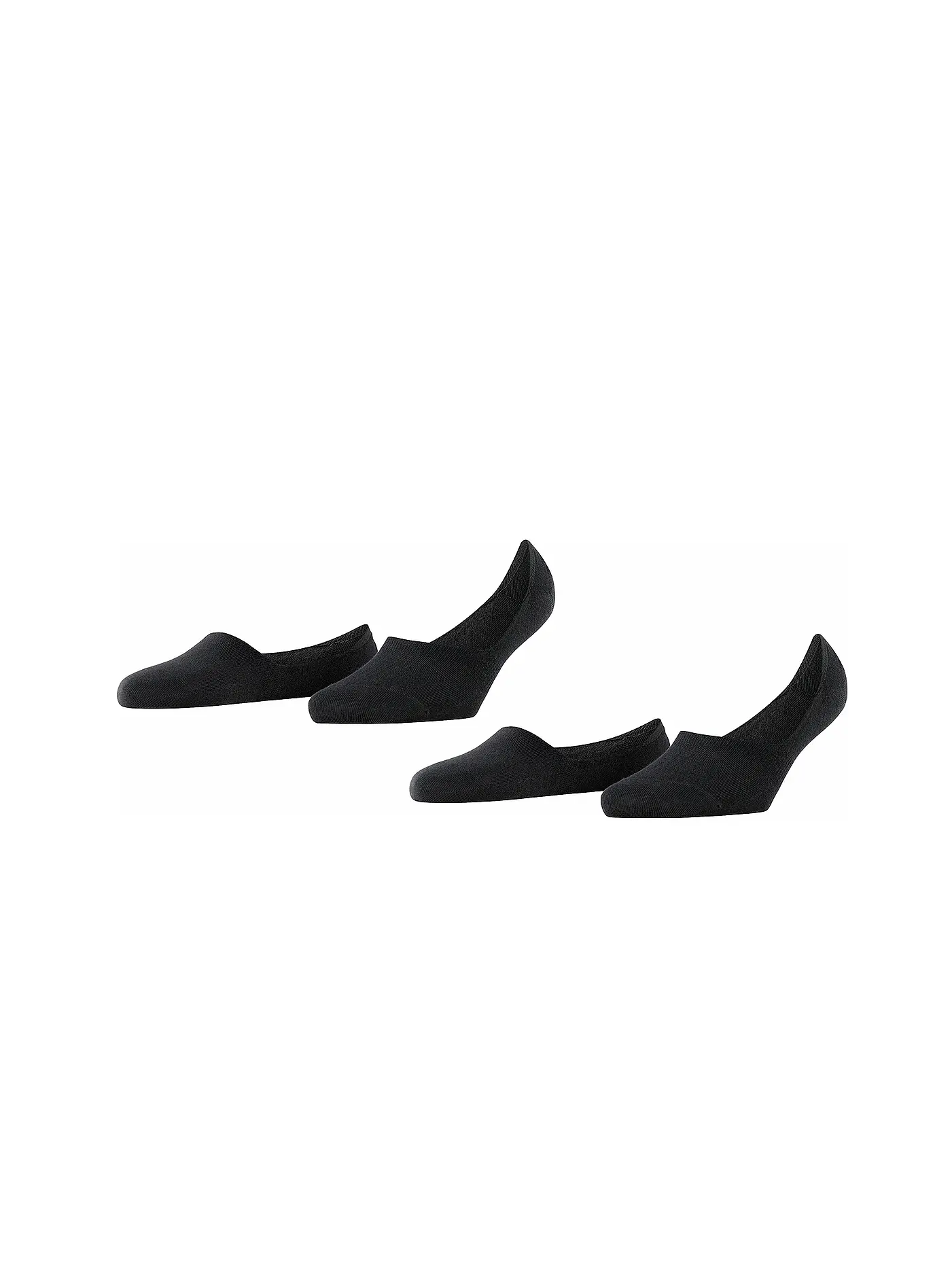 BURLINGTON | Damen Füsslinge EVERYDAY 2-er Pkg black | 